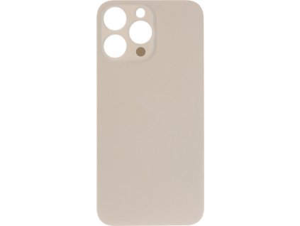 Zadní kryt baterie se zvětšeným otvorem na kameru + lepení pro iPhone 14 Pro Max HQ - Zlatý