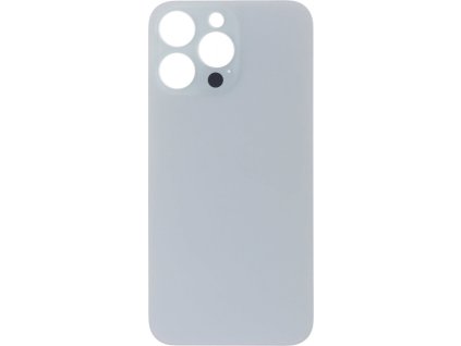 Zadní kryt baterie se zvětšeným otvorem na kameru + lepení pro iPhone 14 Pro Max HQ - Bílý