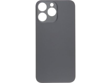 Zadní kryt baterie se zvětšeným otvorem na kameru + lepení pro iPhone 14 Pro Max HQ - Černý