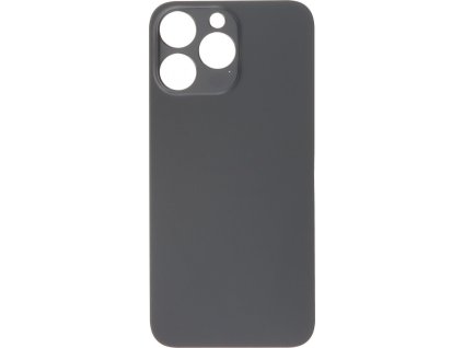 Zadní kryt baterie se zvětšeným otvorem na kameru + lepení pro iPhone 14 Pro Max OEM - Černý