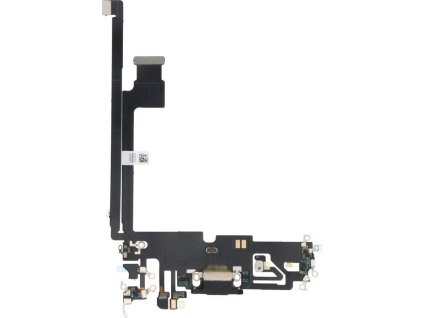 Nabíjecí port a flex kabel pro iPhone 12 Pro Max OEM - Černý