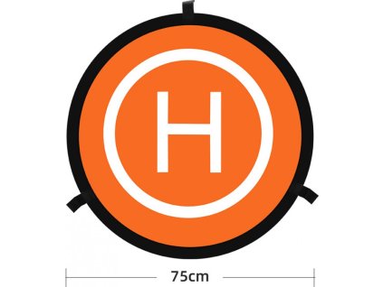 75CM přistávací podložka pro drony DJI Mavic Air 2S/Mini 2/Pro/Phantom 4/3 oranžová