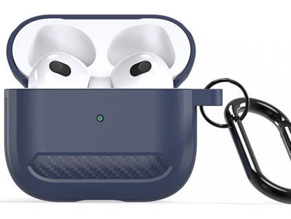 DUX DUCIS PECB pouzdro s háčkem pro AirPods 3 Tmavě modré