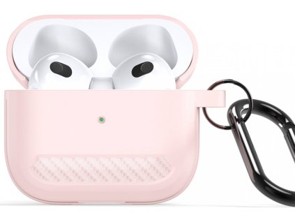 DUX DUCIS PECB pouzdro s háčkem pro AirPods 3 Růžové