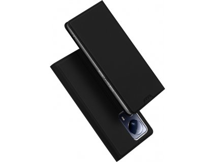 DUX DUCIS Skin Pro flipové kožené pouzdro pro Xiaomi 13 Lite Black