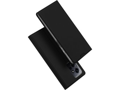 DUX DUCIS Skin Pro flipové kožené pouzdro pro Xiaomi Redmi Note 12 4G Black