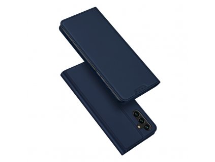 DUX DUCIS Skin Pro flipové kožené pouzdro pro Samsung Galaxy A14 4G/5G Blue