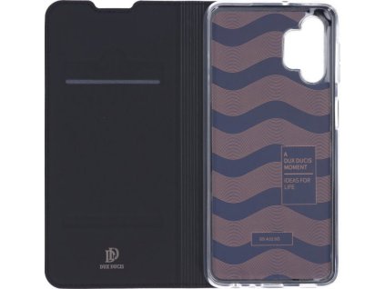 DUX DUCIS Skin Pro flipové kožené pouzdro pro Samsung Galaxy A32 5G Black