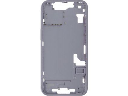 Střední rám s bočními tlačítky + přihrádka na SIM kartu pro iPhone 14 fialový HQ
