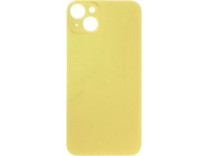 Kryt baterie s lepidlem iPhone 14 s větším otvorem žlutý HQ