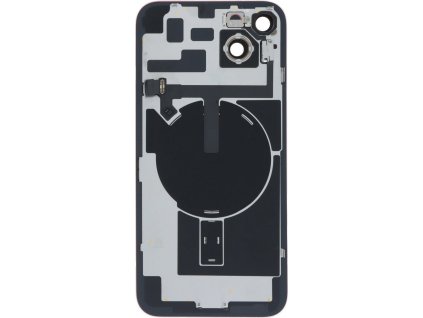 Zadní kryt baterie + Čočka zadní kamery s rámečkem a držákem + Čip bezdrátového nabíjení + Magnet pro iPhone 14 Plus OEM - Červený