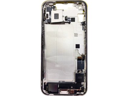 Osazený středový rámeček pro iPhone 14 Plus OEM - Modrý