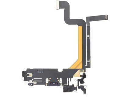 Nabíjecí port a flex kabel pro iPhone 14 Pro Max ORI - Fialový