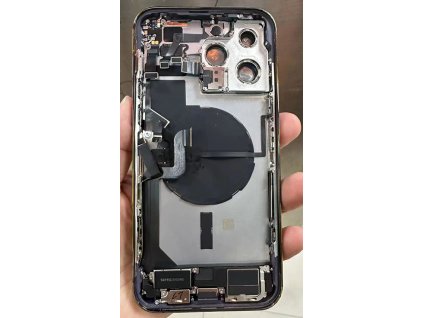 Kryt baterie sestava pro iPhone 14 Pro Max černá OEM