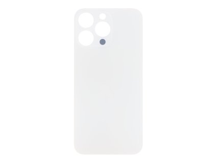 Zadní kryt baterie s lepením pro iPhone 15 Pro Max OEM - Bílá Titanová