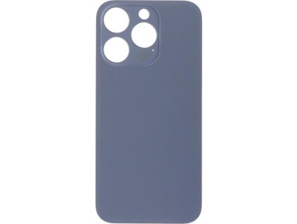 Zadní kryt baterie s lepením pro iPhone 15 Pro Max HQ - Modrá Titanová