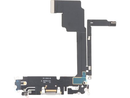 Nabíjecí flex kabel pro iPhone 15 Pro Max ORI - Přirodní Titanová