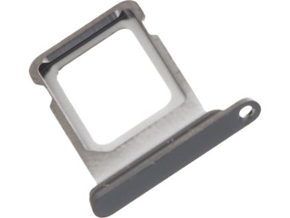 Šuplík na SIM kartu pro iPhone 15 Pro / 15 Pro Max ORI - Černá Titanová