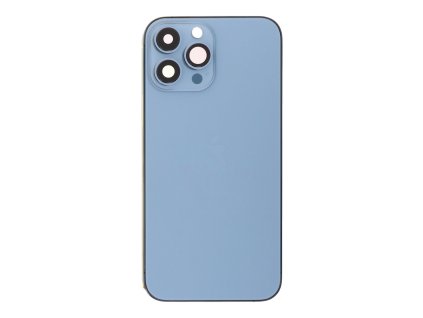 Osazený housing a kryt baterie pro iPhone 13 Pro Max OEM - Modrý