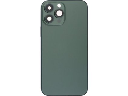 Středový rám s postranními tlačítky + SIM slot pro iPhone 13 Pro Max HQ - Zelený