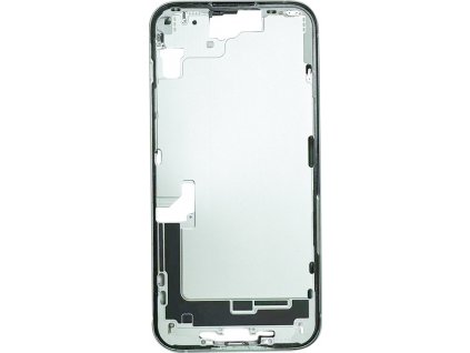 Středový rám s postranními tlačítky + SIM slot pro iPhone 15 Plus modrá Ori R