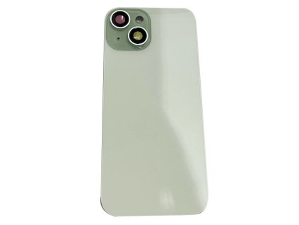 Kryt baterie + Čočka zadní kamery s rámečkem + Magnetický kroužek + Čip bezdrátového nabíjení + Svítilna pro iPhone 15 Plus OEM - Zelený