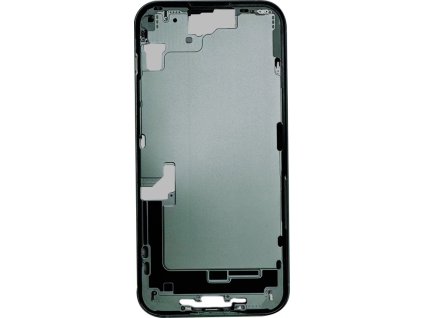 Středový rám s postranními tlačítky + SIM slot pro iPhone 15 Plus ORI R - Černý