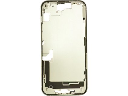 Středový rám s postranními tlačítky + SIM slot pro iPhone 15 Plus ORI R - Žlutý