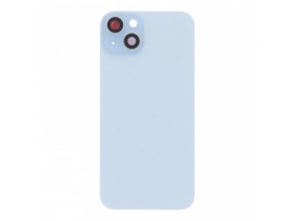 Kryt baterie + Čočka zadní kamery s rámečkem + Magnetický kroužek pro iPhone 15 Plus HQ - Modrý
