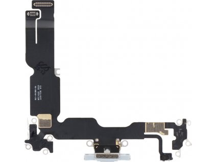 Nabíjecí konektor + Flex kabel pro iPhone 15 Plus modrá HQ