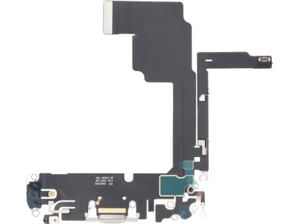 Nabíjecí flex kabel pro iPhone 15 Pro OEM - Bílý