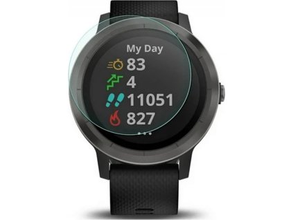 Ochranné tvrzené sklo pro Garmin Vivoactive 3 Music Transparentní