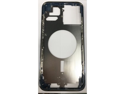 Středový rámeček s bočními tlačítky + přihrádka na SIM kartu pro iPhone 13 Pro OEM - Modrý