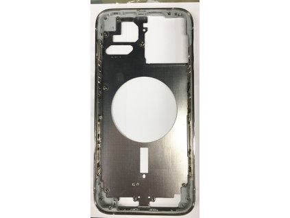 Středový rámeček s bočními tlačítky + přihrádka na SIM kartu pro iPhone 13 Pro OEM - Bílý