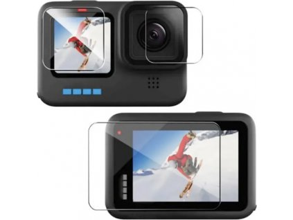 Ochranné tvrzené sklo pro GoPro Hero 12 Transparentní 3ks v sadě