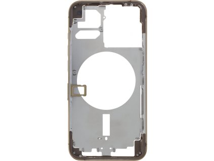 Středový rámeček s bočními tlačítky + přihrádka na SIM kartu pro iPhone 13 Pro HQ - Zlatý