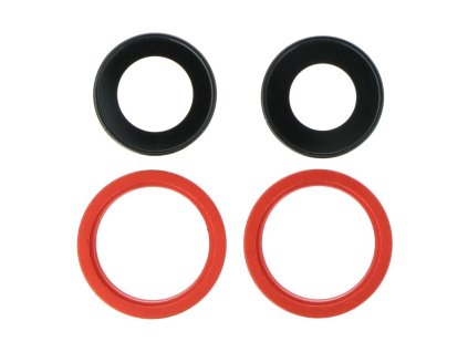 Čočka a rámeček zadního fotoaparátu pro iPhone 13 / 13 Mini HQ - Červená