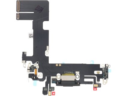 Flex kabel nabíjecího portu pro iPhone 13 OEM - Černý