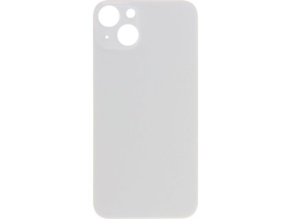 Zadní kryt baterie se zvětšeným otvorem na kameru pro iPhone 13 HQ - Bílý