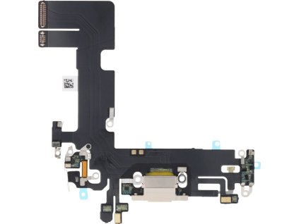 Flex kabel nabíjecího portu pro iPhone 13 OEM - Bílý