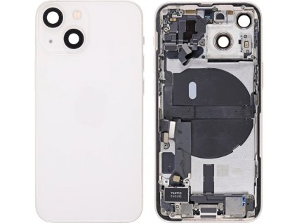 Osazený housing a kryt baterie pro iPhone 13 Mini OEM - Bílý