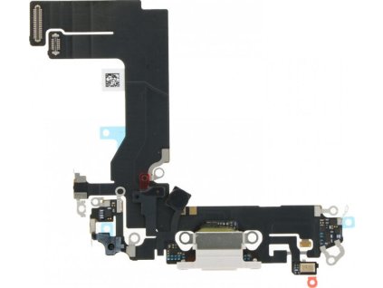 Nabíjecí flex konektor pro iPhone 13 Mini OEM - Bílý