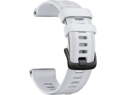 PrimeGuard 22mm Oficiální Silikonový Pásek pro Garmin Forerunner 955 - Bílý