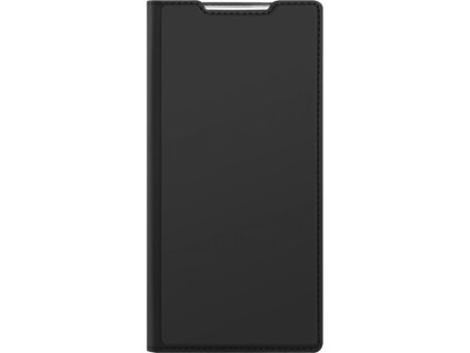 DUX DUCIS Skin Pro flipové kožené pouzdro pro Samsung Galaxy S22 Ultra 5G Černá