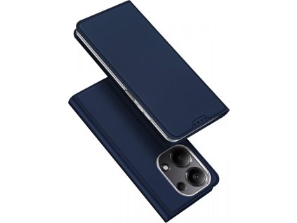 DUX DUCIS Skin Pro flipové kožené pouzdro pro Xiaomi Redmi Note 13 Pro 4G/Poco M6 Pro Blue