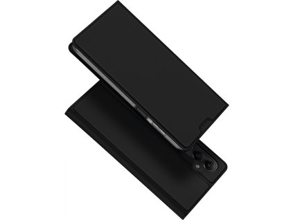 DUX DUCIS Skin Pro flipové kožené pouzdro pro Samsung Galaxy A05s Black