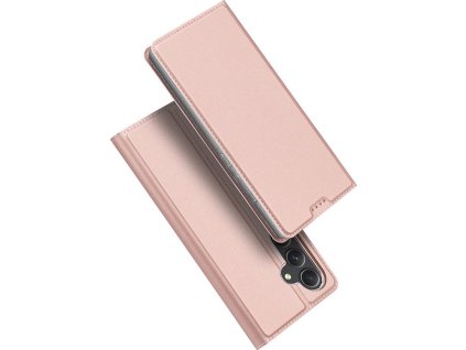 DUX DUCIS Skin Pro flipové kožené pouzdro pro Samsung Galaxy A55 Pink