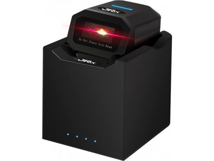 JR-Z38 Bezdrátový 1D/2D prstenový scanner čárových kódů s nabíjecí základnou