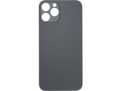 Zadní kryt baterie se zvětšeným otvorem na kameru + lepení pro iPhone 12 Pro Max HQ - Černý