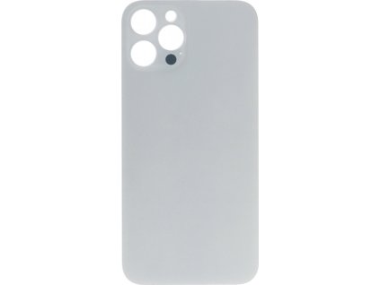 Zadní kryt baterie se zvětšeným otvorem na kameru + lepení pro iPhone 12 Pro Max HQ - Stříbrný